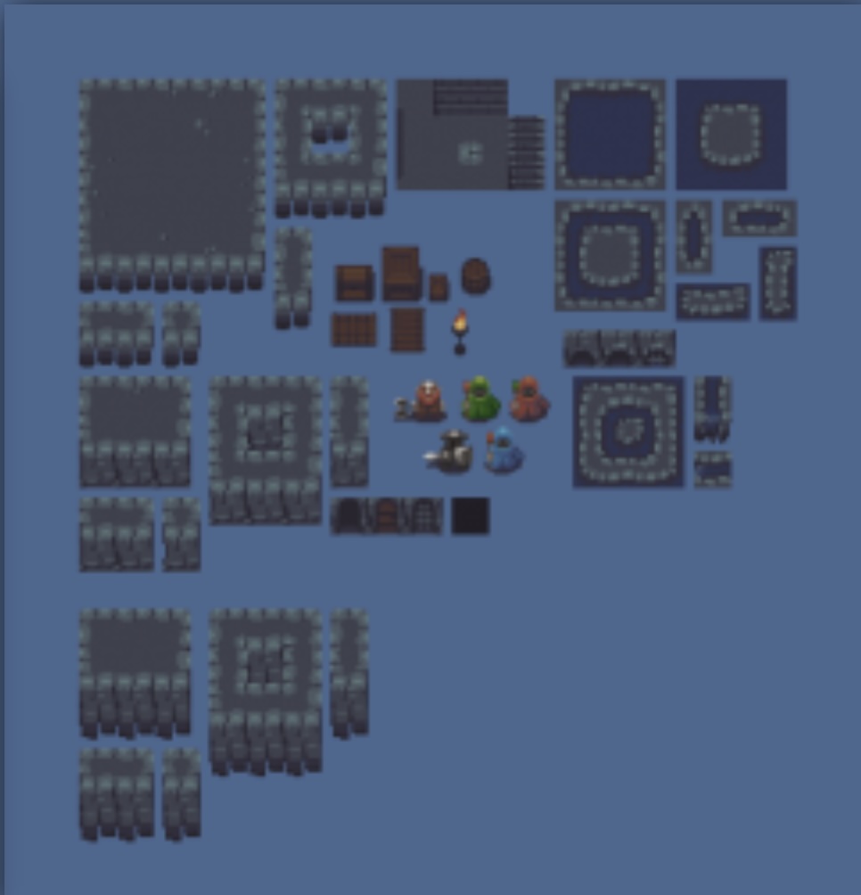 2D Dungeon Tileset